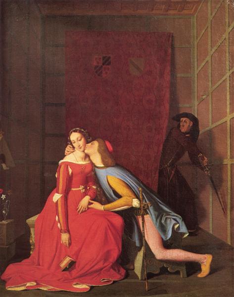 Francesca da Rimini und Paolo Malatesta - 1819