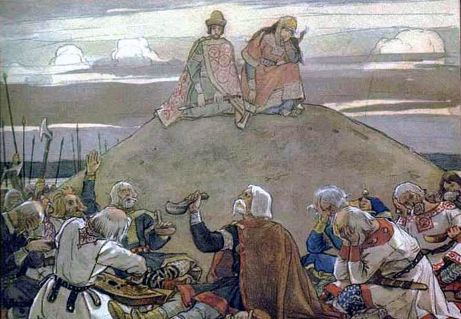 Olegs begravningsfest - 1899