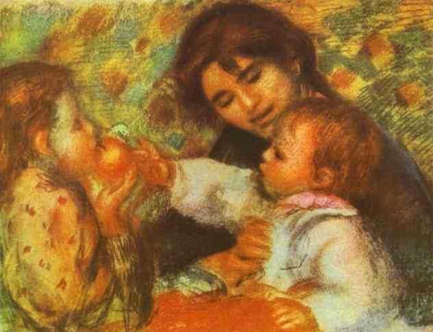 Gabrielle med Renoirs børn - 1894