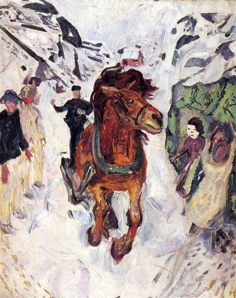Cheval de galop - 1912