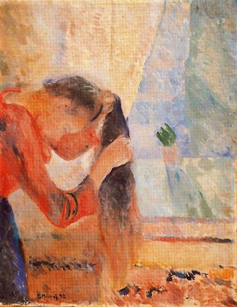 Dívka hřeben - 1892