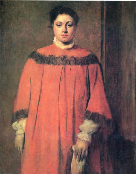 Das rote Mädchen - 1866
