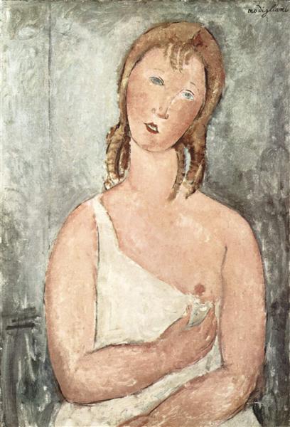 Flickan med skjortan (rödhårig) - 1918