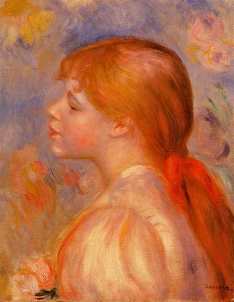 La ragazza del nastro rosso - 1891