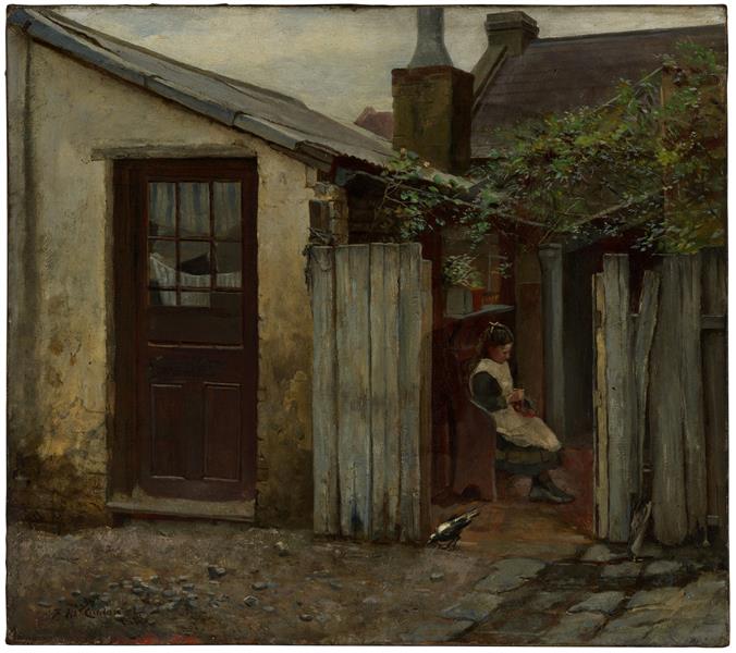 King Street Bakery'de Kuşlu Kız - 1886