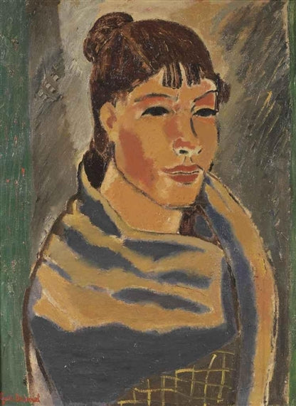 Mädchen mit blauem Taschentuch - 1931