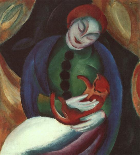 猫IIとの少女-1912