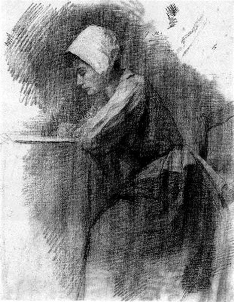 Mädchen schreiben - 1895