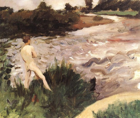 Elegancki krajobraz z wanną - 1913