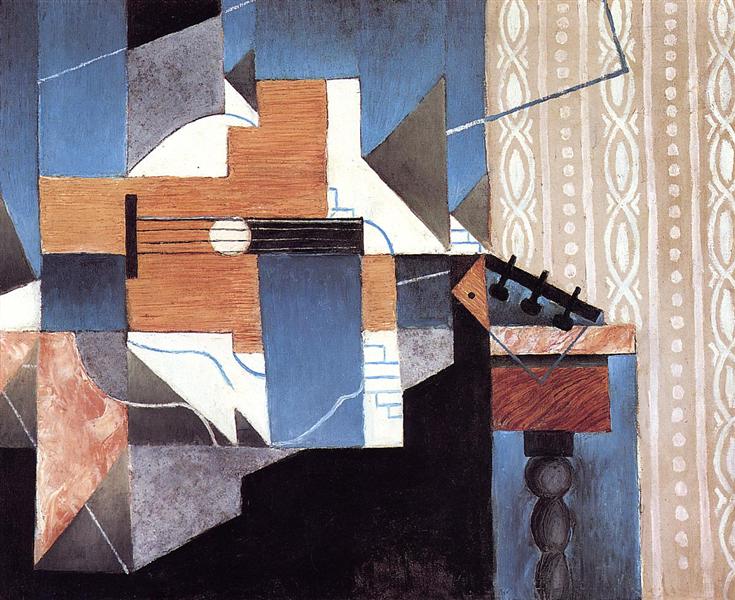 Gitara na stole - 1913