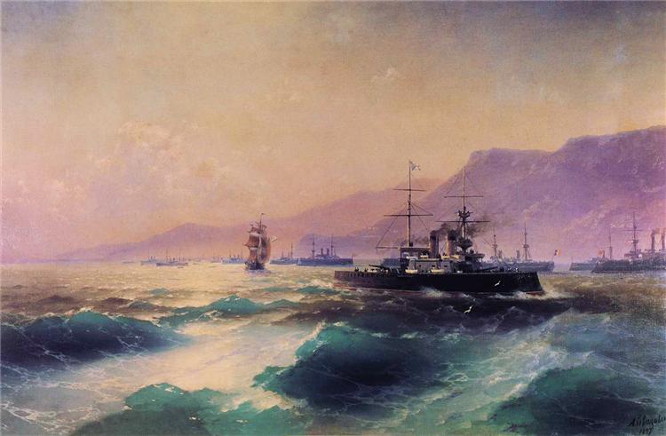 Gang en face de la Crète - 1897