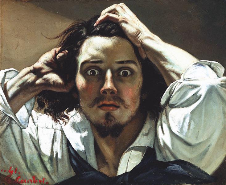 Den desperate mand (selv -portræt) - 1845