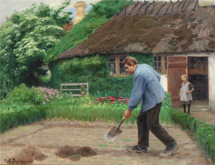 Popołudniowa praca - 1918