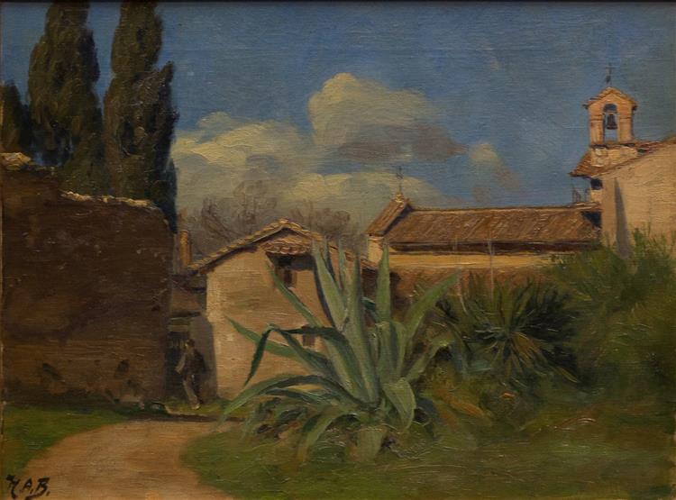 Italië Klosterhave Med Stor Agave