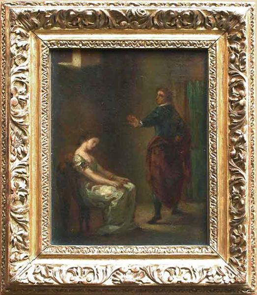 Hamlet ve Ofelia - 1840