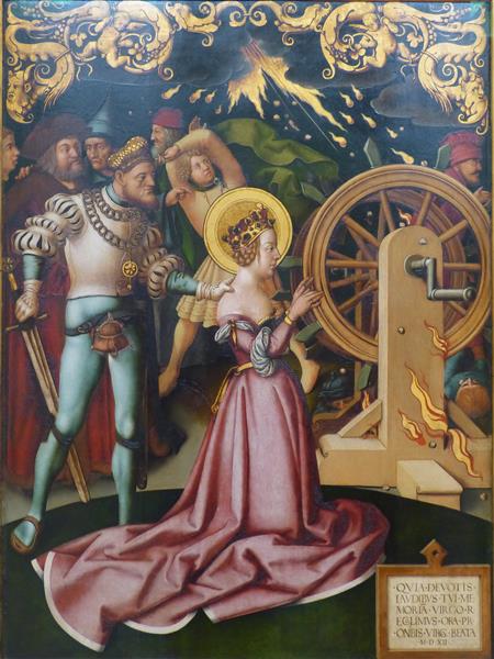 Katharinenaltar: Martyrium der HL. Catalina - 1512