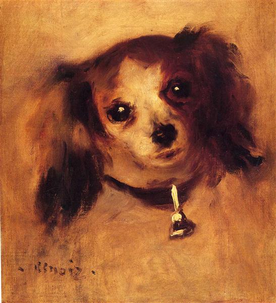 Tête de chien - 1870