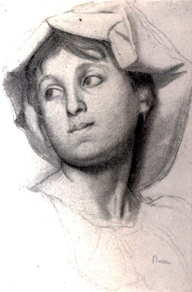 Head of a young Roman - 1856