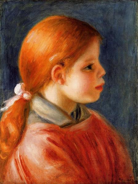 Głowa młodej kobiety - 1888