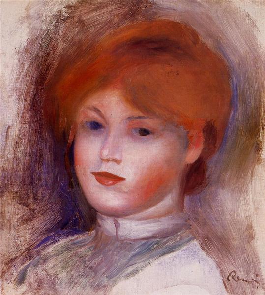 Unge Kvindehoved - 1893