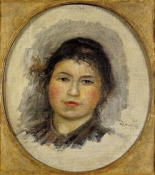 Hlava mladé ženy - 1902