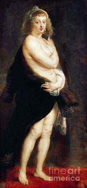 Helena Fourment mit einem Lederschal