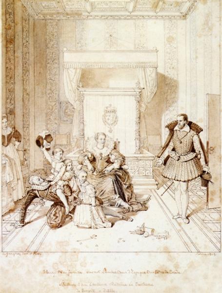 Henry IV Playing With His Children - 1819