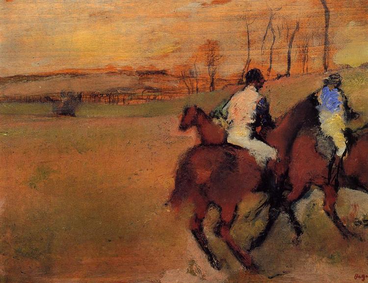 Heste og ryttere - 1890
