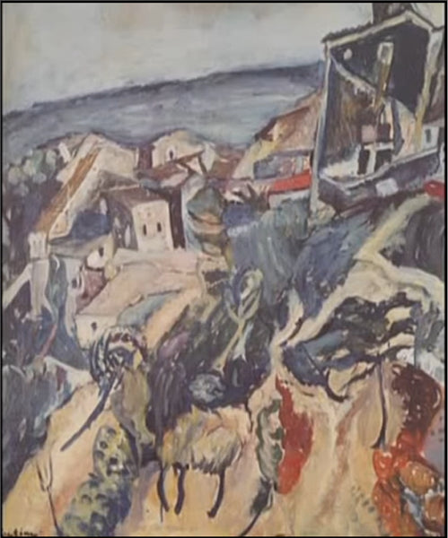 Maisons au bord de la mer - 1918