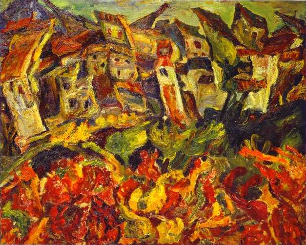 Houses with pointed roofs - 1921