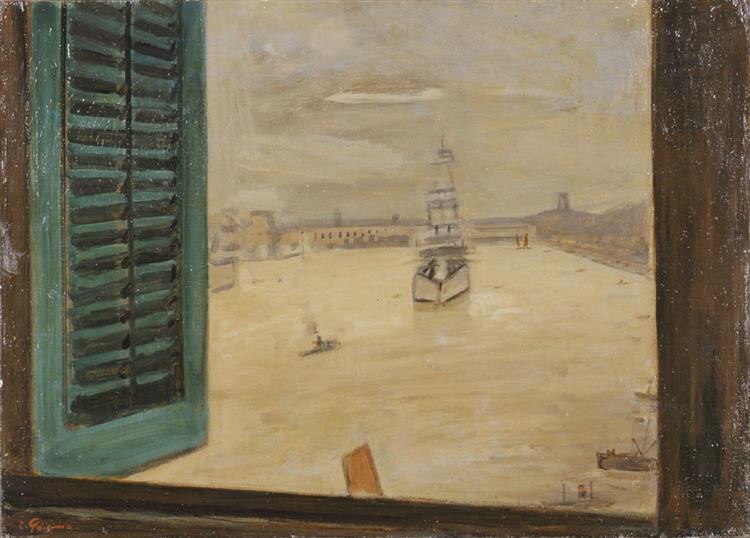 Vista de uma Janela do Rio Huangpu