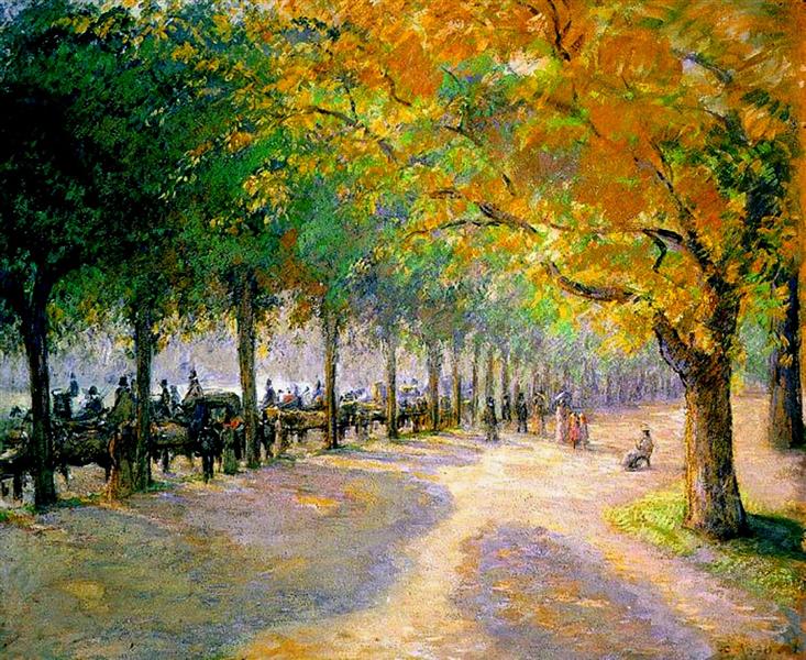 Hyde Park - Londýn - 1890