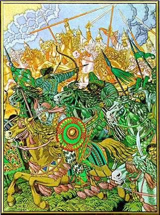 Иллюстрация истории кампании Игоря