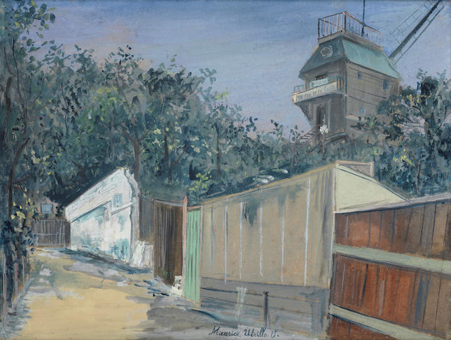 Montmartre의 Galette Moulin -1915