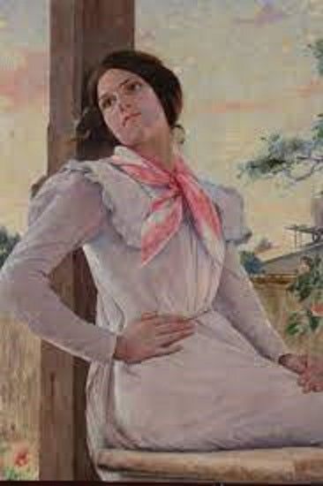 Femme Sur Le Balcon
