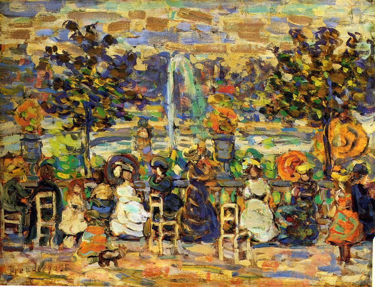 In den Luxemburg Gardens - 1907