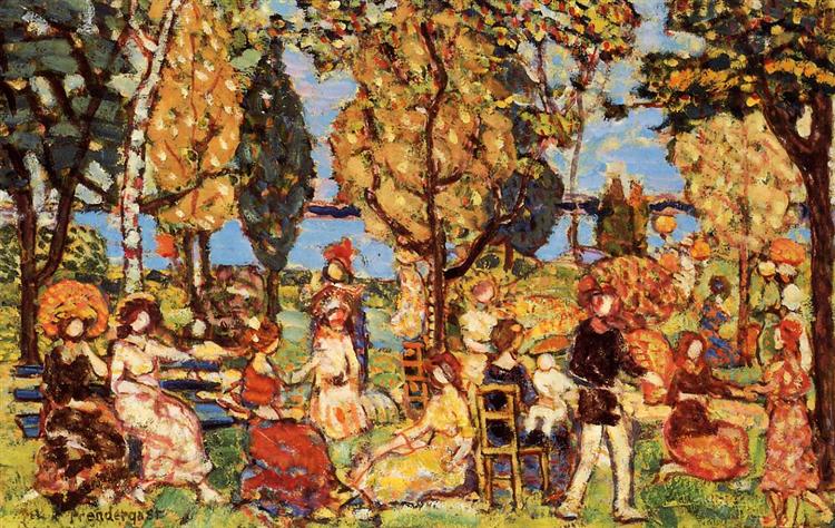 Nel parco (noto anche come lungomare) - 1916
