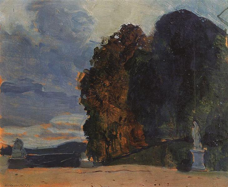 Dans le parc de Versailles - 1894