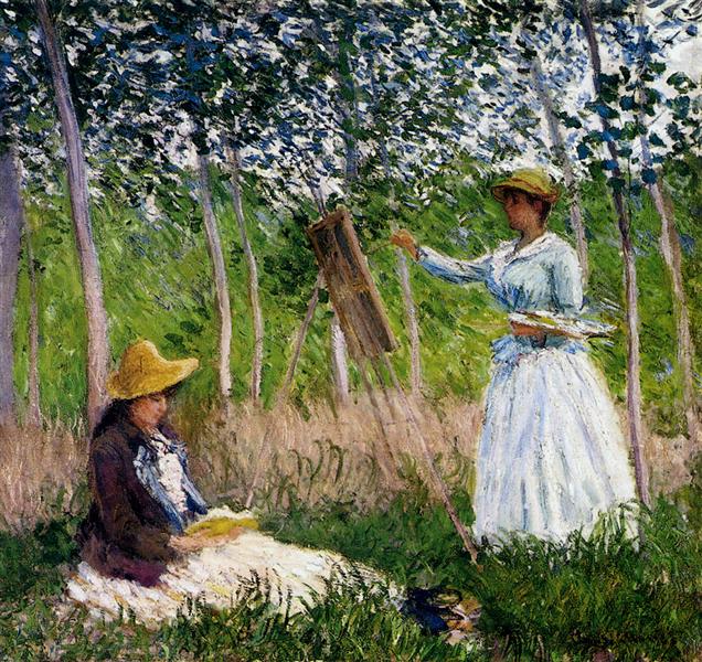Giverny Blanche Hoshede Ormanı - 1887