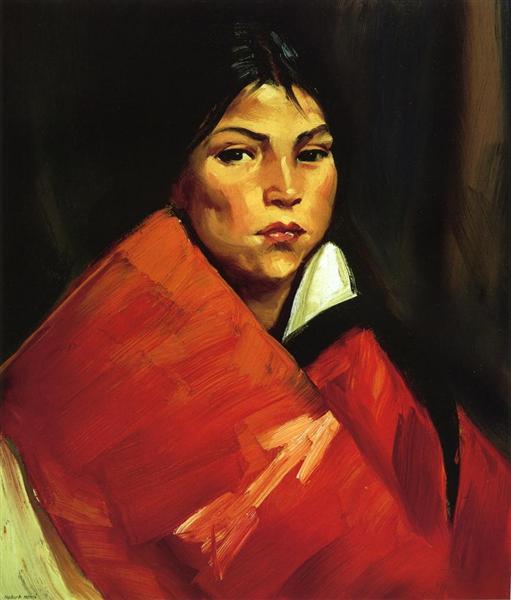Indická dívka - 1916