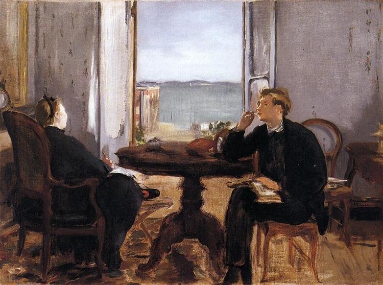 Intérieur à Arcachon - 1871