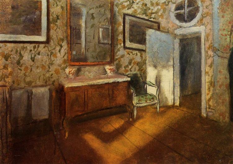 Intérieur à Ménil -Hubert - 1892