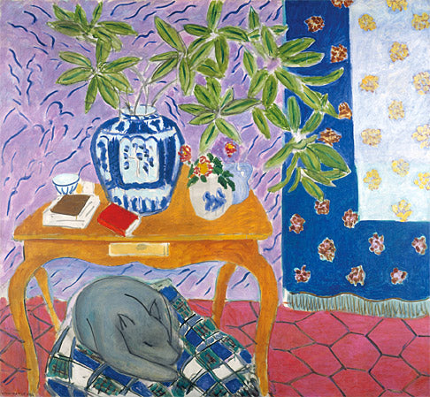 Intérieur avec chien 1934