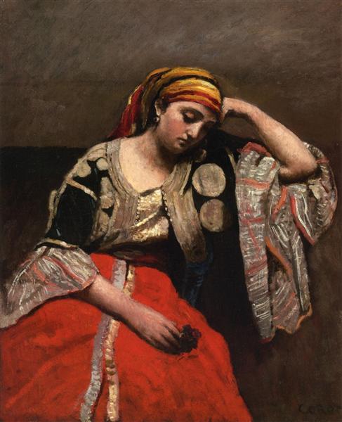 İtalyan kadın (Cezayir Yahudi Kadın) - 1870