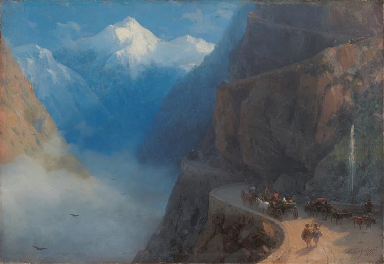 Von Mleta nach Gudauri - 1868