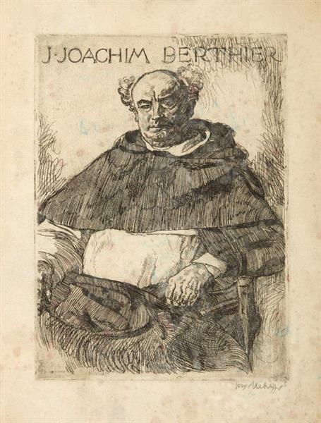 Porträtt av fader J. Joachim Berthier - 1918
