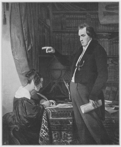 R. Ignazin ja Johanna Bischofin muotokuva - 1836