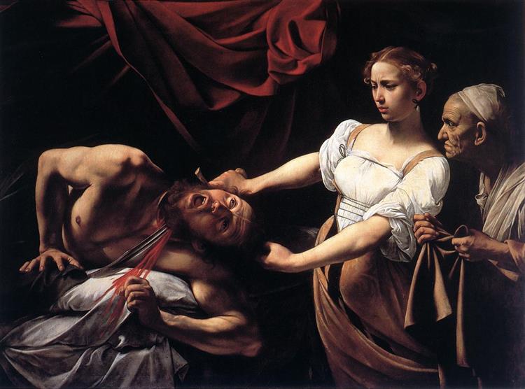 Judit decapitando Holofernes - 1599