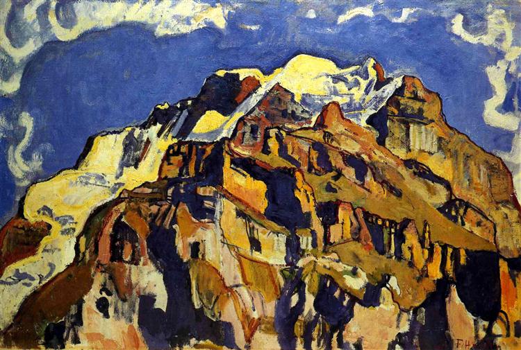 जुंगफ्रू और सिल्वरहॉर्न, मरेरेन से देखा गया