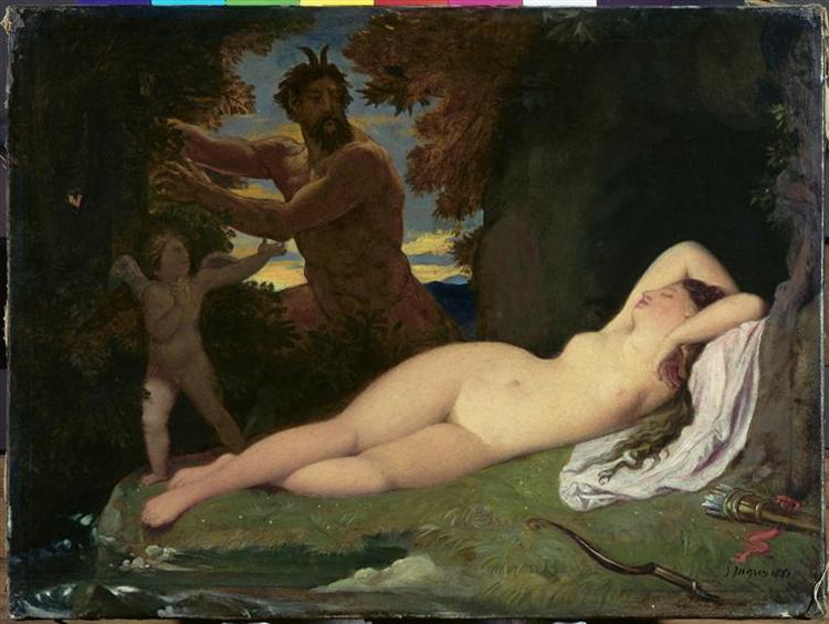Jupiter und Antiope - 1851